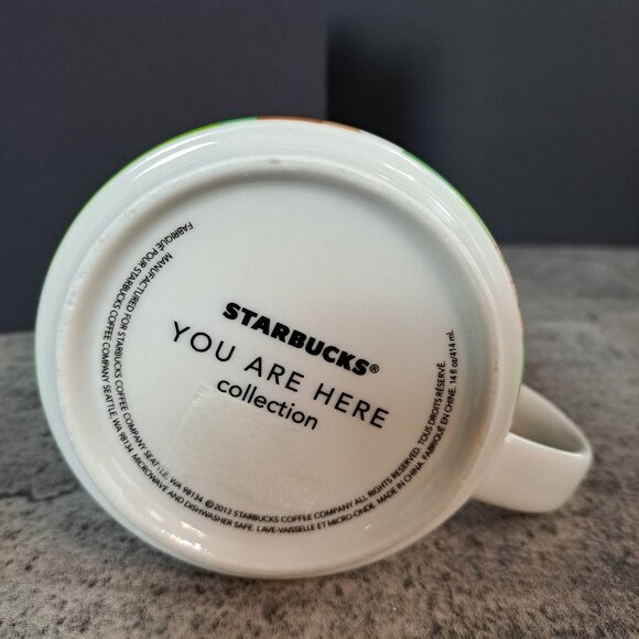 Starbucks Utah You Are Here Collection Coffee Mug 14oz White Blue - Picture 5 of 5